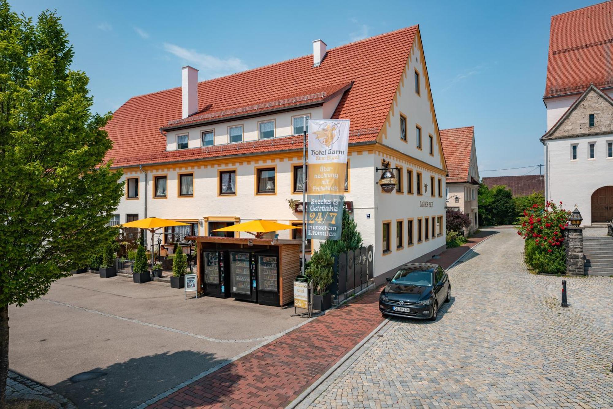 Hotel Garni "Zum Engel" Oberguenzburg Экстерьер фото