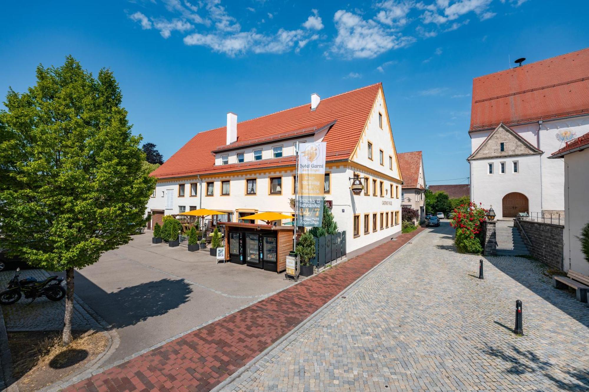 Hotel Garni "Zum Engel" Oberguenzburg Экстерьер фото